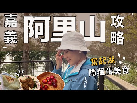 嘉義｜阿里山攻略~搭森林小火車，從日出美到日落！奮起湖「隱藏版」美食，入住～超難訂神木賓館！台灣輕旅行！