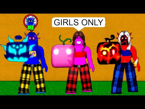 Sneaking into a GIRLS ONLY Tournament in Blox Fruits!