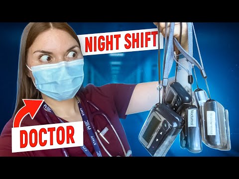 Day in the Life of a Doctor: Night Shift ON CALL in the Hospital!