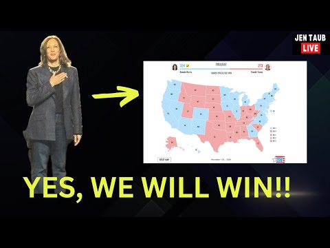 Jen Taub LIVE - WE WILL WIN!! KAMALA WILL CRUSH DONALD