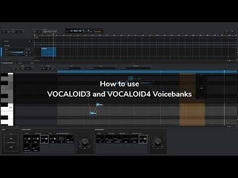 How to use VOCALOID3 and VOCALOID4 Voicebanks