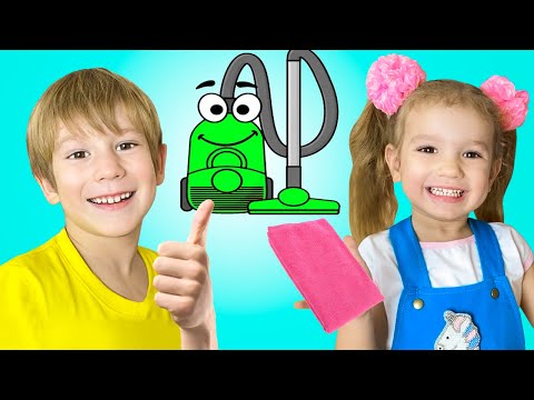 Clean Up Song | Nursery Rhymes & Kids Songs by Tim and Essy