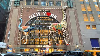 [4K]🇺🇸 New York City Christmas Walk🎄🎁: 5th Ave to Madison Ave | Nov. 2024