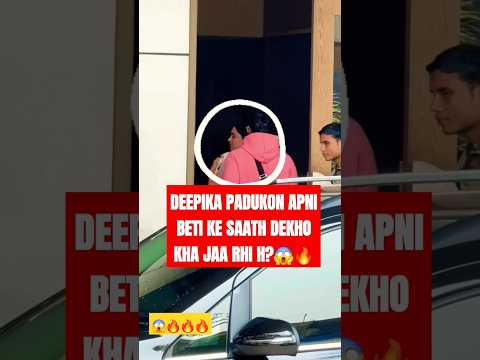 Ranveer Singh Deepika Padukone Spotted with daughter Dua Padukone#shorts