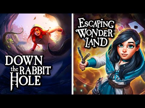 Down the Rabbit Hole & Escaping Wonderland | Full Game Walkthrough ALL COLLECTABLES | No Commentary