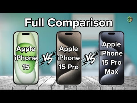 Apple iPhone 15 Vs 15 Pro Vs 15 Pro Max | Full Comparison