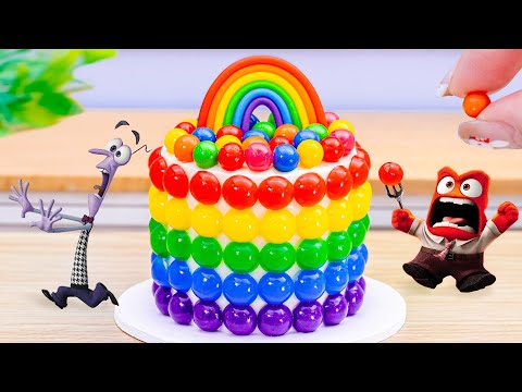 Satisfying Yummy Rainbow Jelly Cake 🍭 So Yummy Miniature Jelly Recipe Decorating by Lotus Cakes