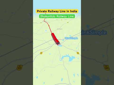 Shakuntala Railway Line Private Railway Line in India #thinksimple #train