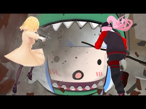 Attack on Dino Gura 【Hololive Animation】