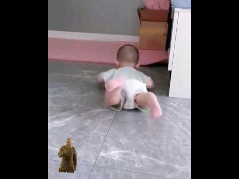 Cute commando #cute #cutebaby #funny