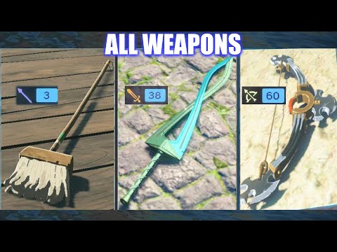 All Weapons & Shields Showcase - Zelda Tears of the Kingdom (Full Compendium)