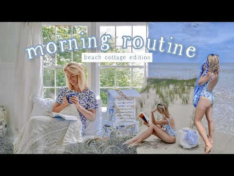 6AM Beach Cottage Morning Routine ☀️ slow & peaceful