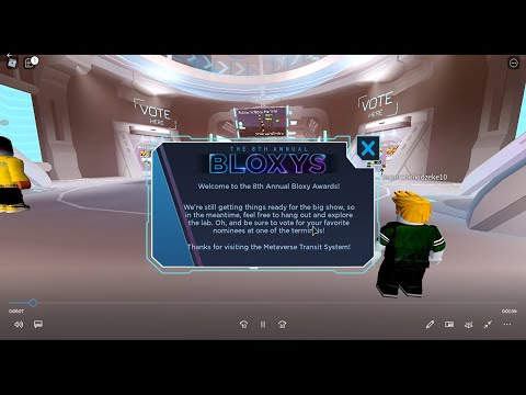 Voting for the annual 8th Bloxy Awards! [Game link in desc] [Also get pin]