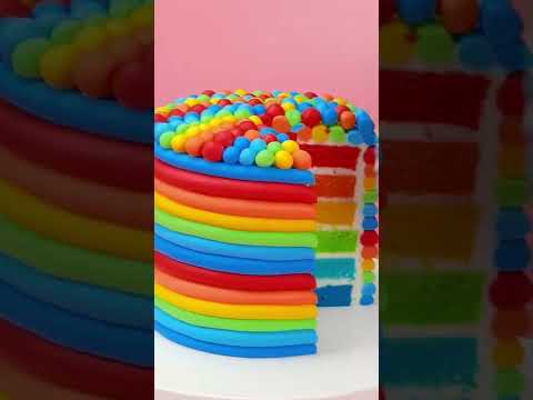 Amazing Rainbow Cake #shorts #cake