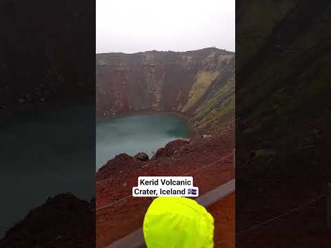 Kerdid Crater, Iceland IS #shorts #iceland #icelandvolcano