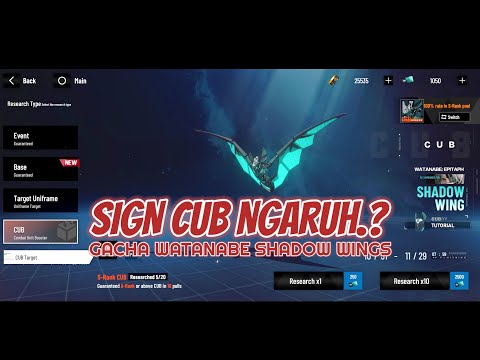 SEJAUH APA SIGN CUB NGARUH.? GACHA SHADOW WINGS || PUNISHING GRAY RAVEN