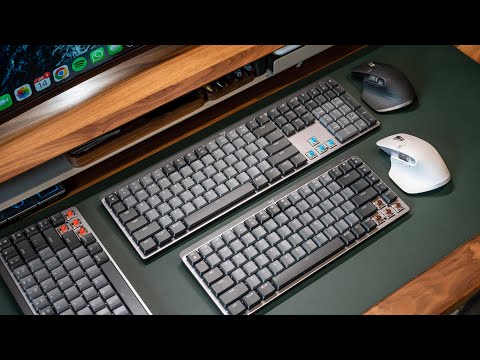 Logitech MX Mechanical Keyboard - Blue vs Brown vs Red Switch Comparison + New Features!