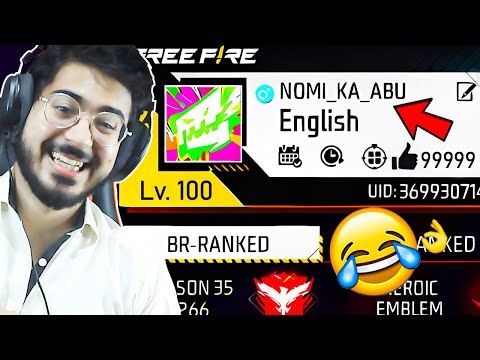 Nomi FF Gifted me 100 Level ID 😱 But i Trolled him 🤣