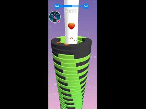 Live Stack ball 3d 🏀😎😍 highest score challenges 🎮 #stackbounce #shorts #viral #gaming #stackball3d