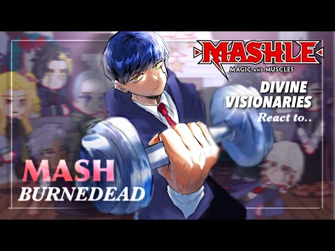 Divine visionaries React to Mash || Mashle Magic and Muscles || Gacha React || Made by Yuk!ra