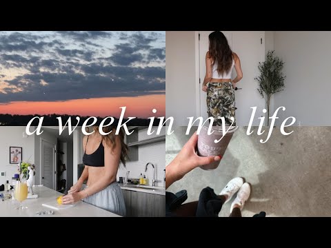 my last week living alone | full workout routine, recording podcasts, bts of content, fave snacks