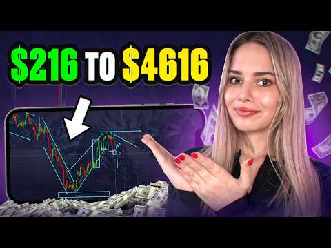 POCKET OPTION EASY TRADING STRATEGY |  216$ TO $4616 - On POCKET OPTION LIVE TRADING