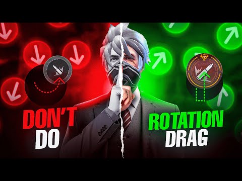 Don’t Do Rotation Drag 🤢 Until You Know This GoD Level Secret Drag Headshot Tutorial ⚙️❤️