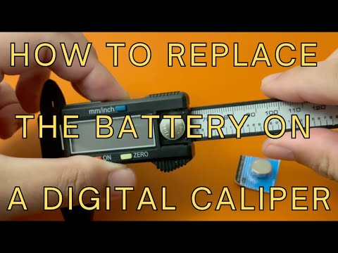 How to replace the battery on a digital caliper? August 2024 #batteryreplacement #caliper #tools