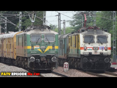 Frequently ASKED Train Videos FATV Episode No #61  | Deccan QUEEN + ASHRAM SF +PINAKINI SF Etc.  I R