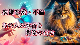 【厳しめあり⚠️複雑恋愛・不倫】あの人の本音と関係の行方【タロット占い・ルノルマン・オラクルカードリーディング】