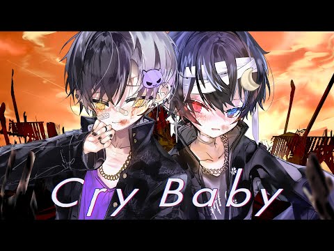 高音悪魔と低音天使が原キーで『Cry Baby』歌ってみた【まぜ太】【鬱くん】【Official髭男dism/Cry baby】【東京リベンジャーズ】