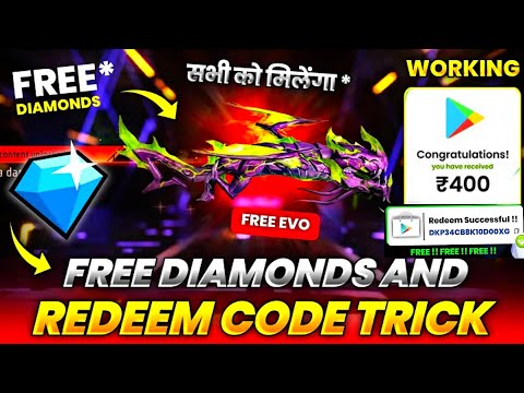 HOW TO GET FREE Google play redeem code | How to get free diamonds in free fire |