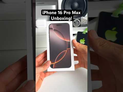 First iPhone 16 Pro Max unboxing in ‘Desert Titanium’