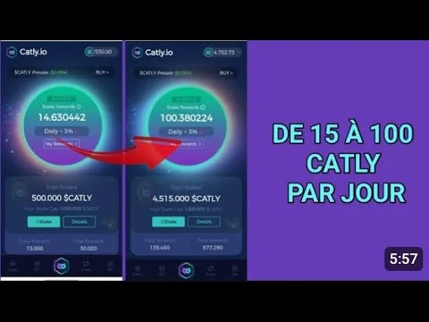 catly.io 1 : Gagner 2.2$ Gratuit Soit 1320f Sur Binance Immédiatement Avec Catly.io