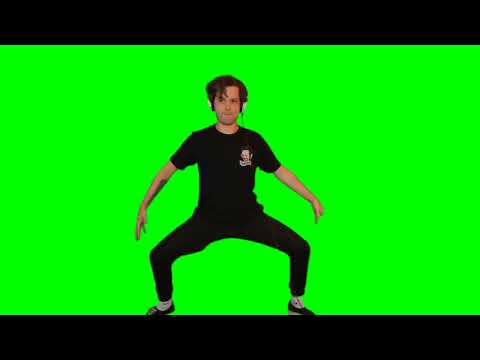 yub weird hopping green screen