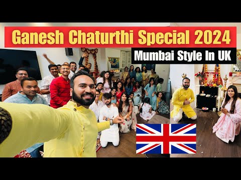 Ganesh Chaturthi Celebration In England 2024 | Indian Youtuber In England