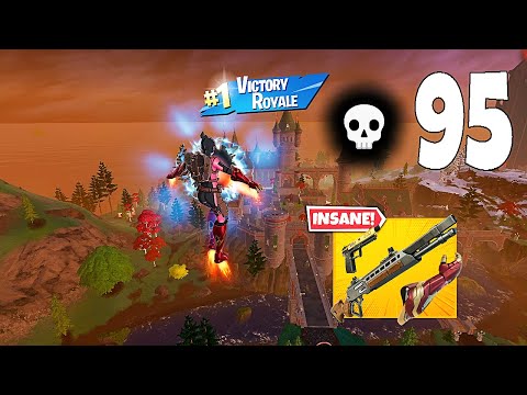 95 Elimination Solo Vs Squads "Zero Build" Gameplay Wins (Fortnite chapter 5 PC)