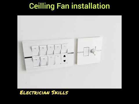 Cielling Fan Installation || Cielling Fan Connection || Electrician Skills