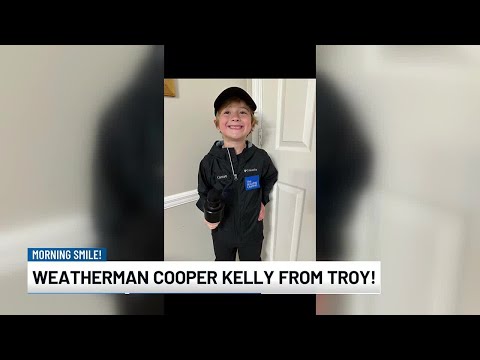 Morning Smile: Weatherman Cooper from Troy!