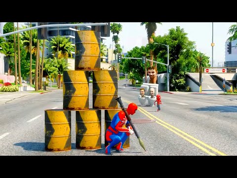 Can someone save Spiderman from Skibidi Toilet 🤔 Ep.186