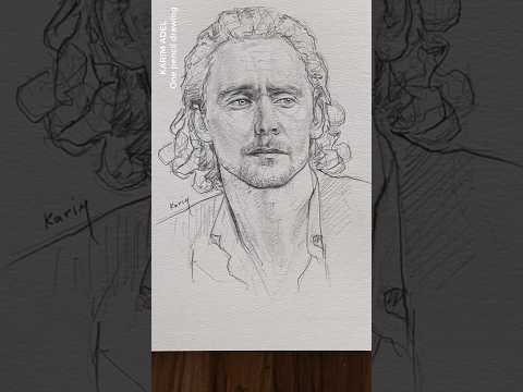 draw a portrait using loomis method #loomismethod  #drawingtutorial