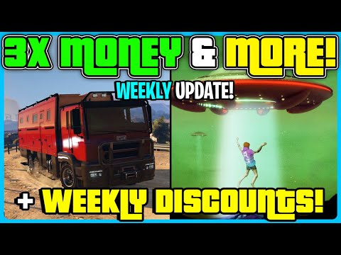 GTA ONLINE WEEKLY UPDATE! 3X MONEY & MORE!