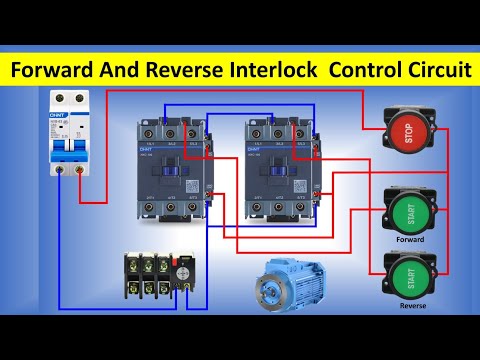 Forward and Reverse Interlock Control Circuit Diagram | forward reverse motor control wiring