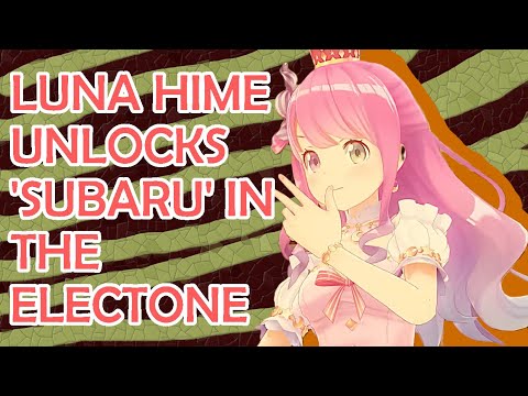 [hololive][eng sub cc]Luna Accidentally Finds 'Subaru' Notes In The Electone