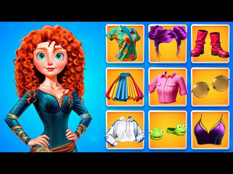 Brave: Merida Glow Up Into Popular Girl!