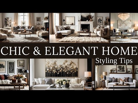 TOP 7 Tips for Chic & Elegant Home Decor Ideas | Interior Designs For Home