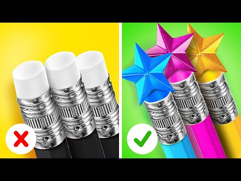 ULTIMATE SCHOOL SURVIVAL KIT 🎒 Cool Homemade School Supplies! Crazy DIY Gadgets by 123 GO! SCHOOL