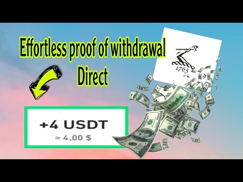 Just one task: Proof of instant withdrawal of $4#usdt #cryptocurrency