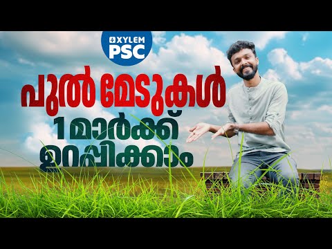 ഇതിനി പുല്ലുപോലെ പഠിക്കാം | പുൽമേടുകൾ | Xylem PSC