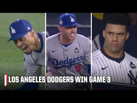 THE DODGERS ARE ONE WIN AWAY FROM THEIR 8TH WORLD SERIES CHAMPIONSHIP 😤 | ESPN MLB